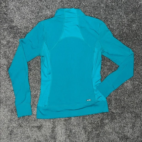 The North Face Women's Turquoise Vapor Wick Zip Up - Picture 5 of 6
